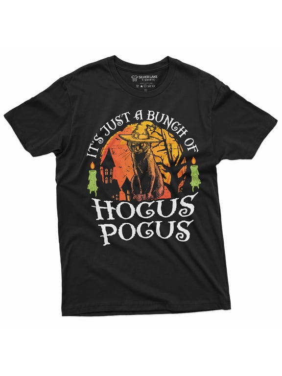 Halloween It'S Just A Bunch Of Hocus Pocus T-Shirt Funny T-Shirt