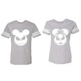 thumbnail image 1 of Halloween Jack Mouse Ears Matching Couple Cotton Jerseys (Men Heather / Women Heather) (Men S / Women S), 1 of 3