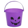 thumbnail image 1 of Halloween Jack-O-Lantern Candy Basket, Trick or Treat Pumpkin Bucket, Halloween Party Supplies, Pumpkin Pails with Handle, 1 Pcs, 5.70x4.92", 1 of 8