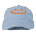 thumbnail image 1 of Halloween Jack O Lantern Embroidered Washed Dyed Cap - Lavender OSFM, 1 of 5