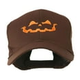 thumbnail image 1 of Halloween Jack O Lantern Face Embroidered Cap - Brown OSFM, 1 of 5