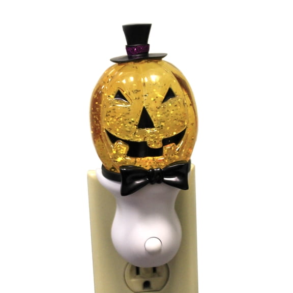 Halloween Jack O Lantern Nightlight Plastic Pumpkin Electric 160223
