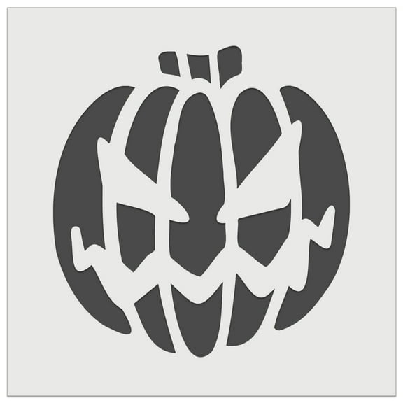 Halloween Jack-O'-Lantern Pumpkin DIY Cookie Wall Craft Stencil - 5.5 Inch