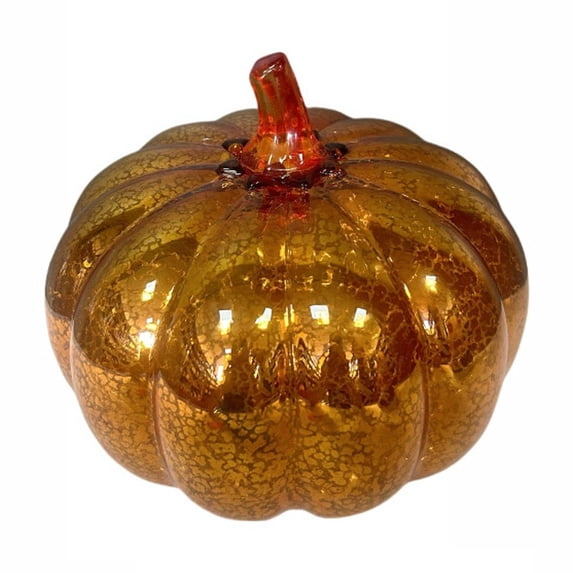 Halloween Jack O Lantern Pumpkin Decorations, Classic Carved Pumpkin Style LED Light Up Ornament for Tabletop Mantel Shelf Indoor Fall Thanksgiving Home Decor Accent
