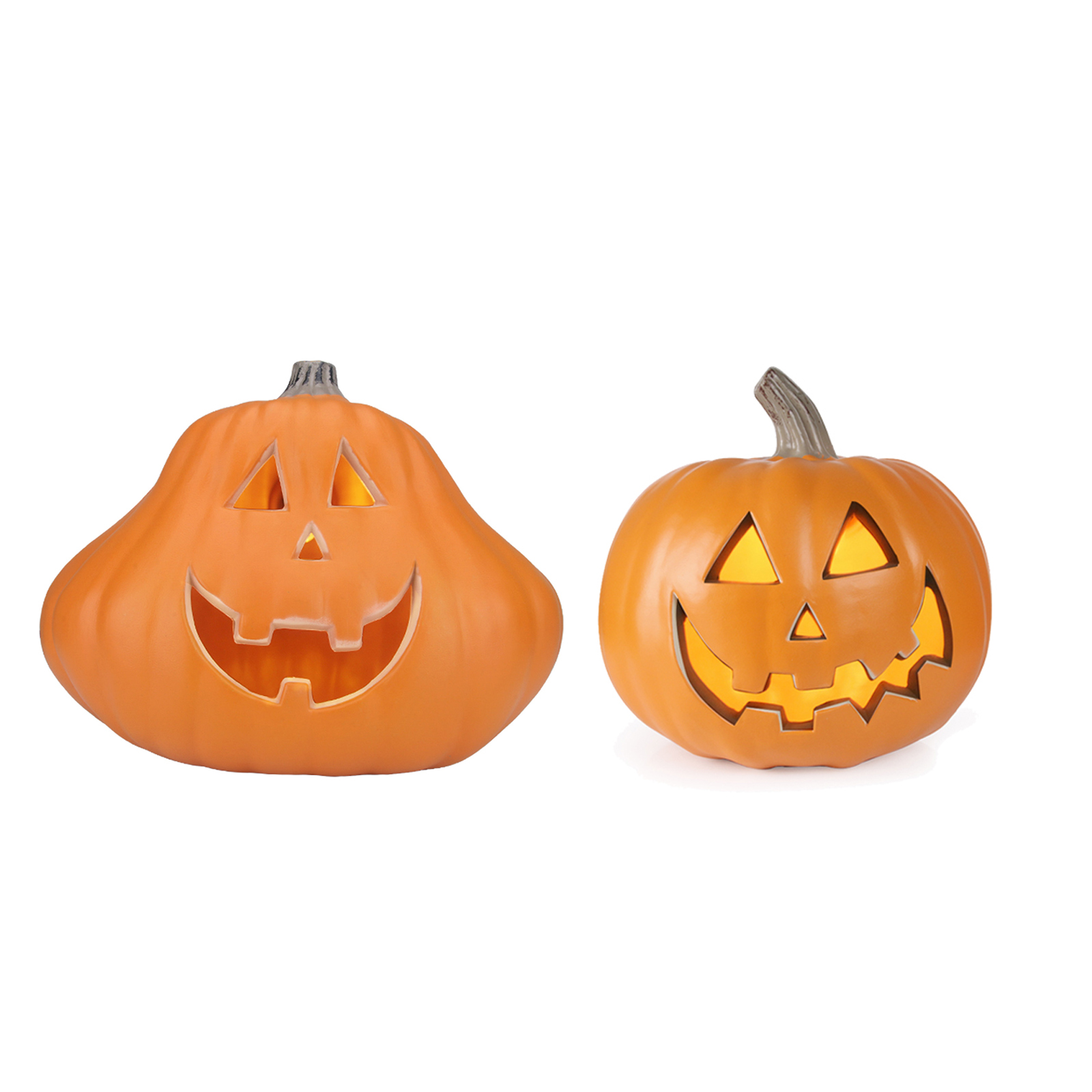 Halloween Jack O Lantern Pumpkin with Prelit LED Bulbs Gaint Indoor