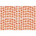 thumbnail image 1 of Halloween Jack O Lantern Silhouettes Pattern Summer Placemats Table Placemats Set Of 4-Linen Kitchen Washable Placemats Table Mats 11.8"x17.7" Non-Slip Heat Resistant, 1 of 6