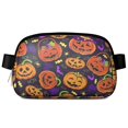 thumbnail image 1 of Halloween Jack O Lanterns with Candy Cute Fanny Packs for Women,Travel Waterproof Crossbody Fanny Bags Waist Purse for Women Anti Theft Adjustable Strap for Running Travel Cycling, 1 of 4