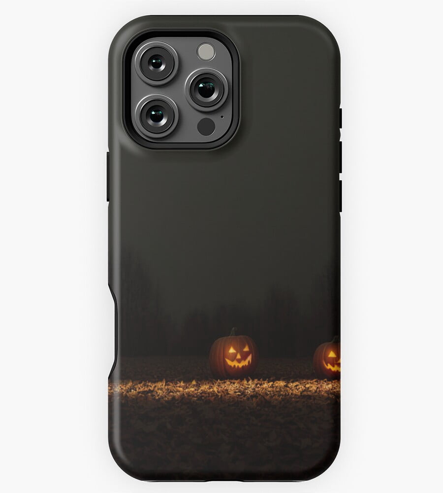 Halloween Jack O Lanterns in a Dark Clearing GA12310 Phone Case for ...