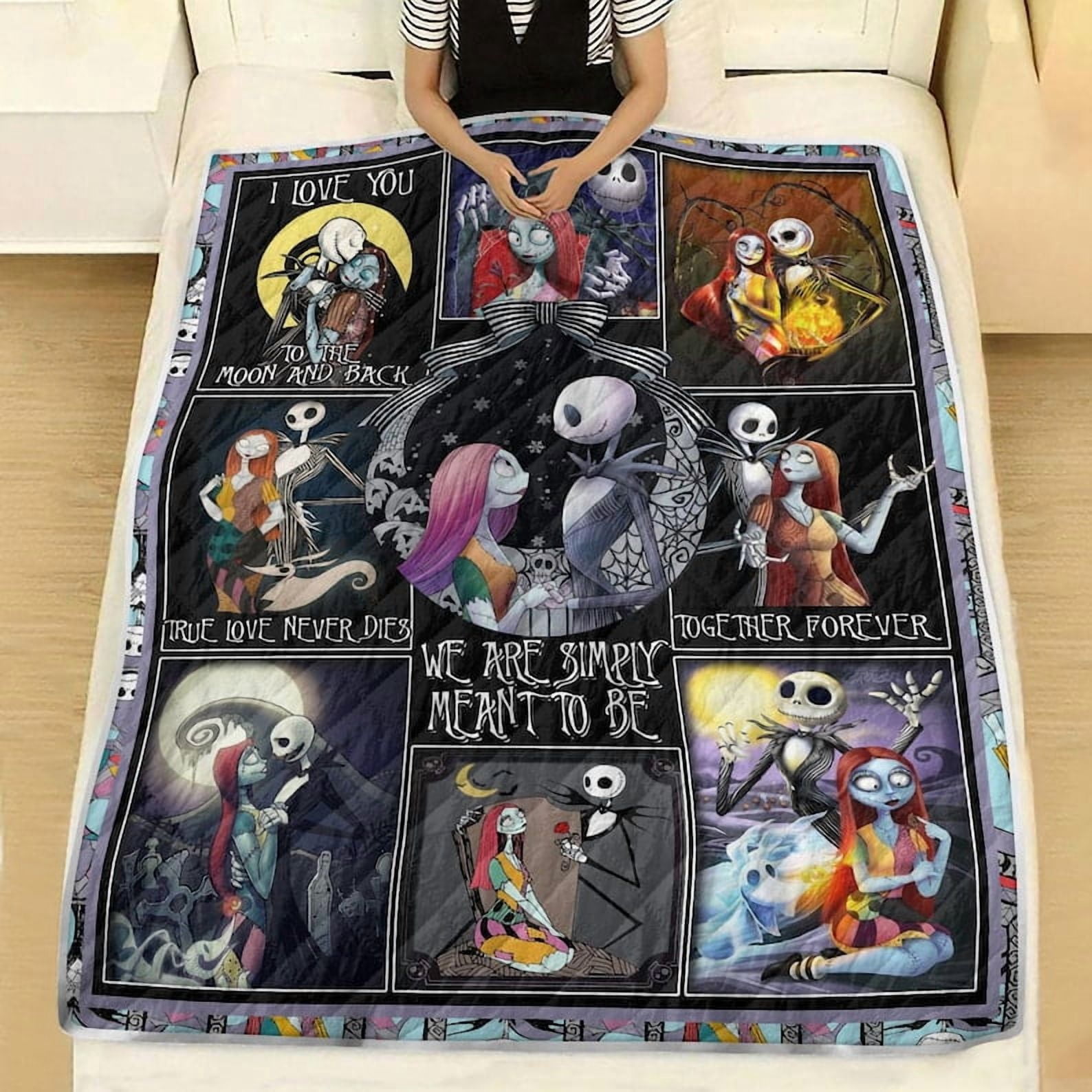 Jack And Sally Blanket
