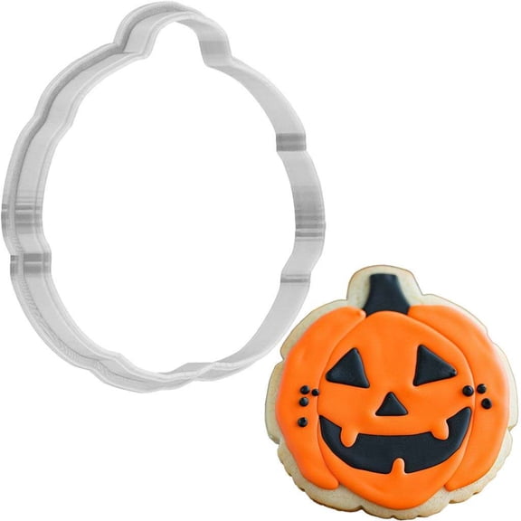 Halloween Jack-o-Lantern Cookie Cutter 4 Inch Made in USA by WONDERTORY