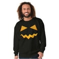 thumbnail image 1 of Halloween Jack-o-Lantern Costume Unisex Plus Fleece Graphic Sweatshirt Brisco Brands 5X, 1 of 5
