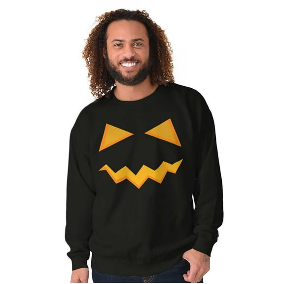 Halloween Jack-o-Lantern Costume Unisex Plus Fleece Graphic Sweatshirt Brisco Brands 5X
