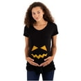 thumbnail image 1 of Halloween Jack-o-Lantern Costume Women's Maternity T Shirt Tee Brisco Brands S, 1 of 1
