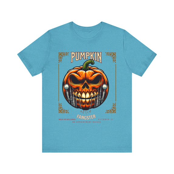 Halloween Jack o lantern shirt, Pumpkin Fangster V2" Spooky Unisex Gift