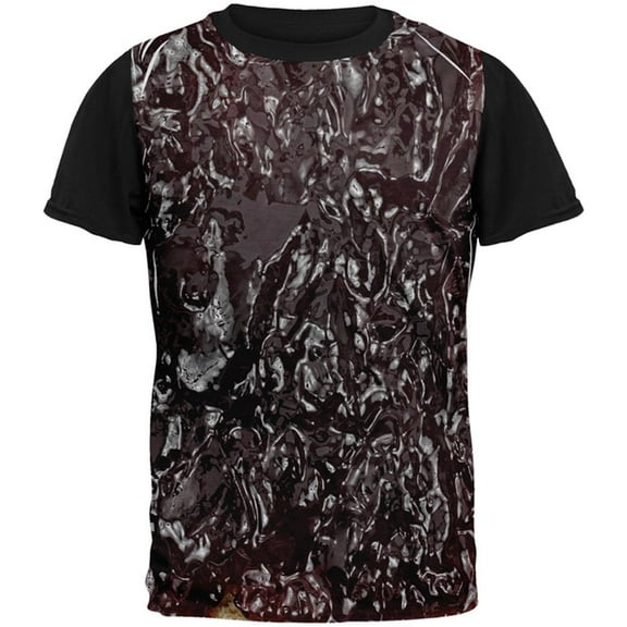 Halloween Jelly PB Costume All Over Mens Black Back T Shirt Multi SM