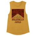 thumbnail image 1 of Halloween Junkie Bats Women's Muscle Tank X-Small Antique Gold, 1 of 5