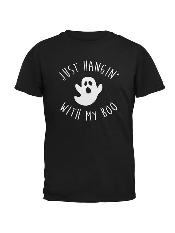 Halloween Just Hangin With My Boo Ghost Mens T Shirt
