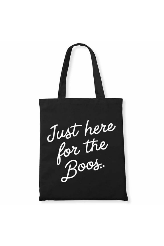 Halloween Just here for the boos. Boys Girls Canvas Bag 1Pc