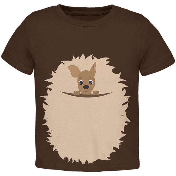 Halloween Kangaroo Costume Toddler T Shirt Brown 3T