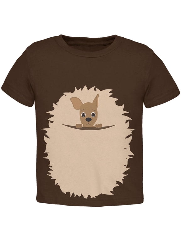 Halloween Kangaroo Costume Toddler T Shirt Brown 4T