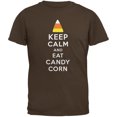 thumbnail image 1 of Halloween Keep Calm Candy Corn Mens T Shirt, 1 of 5
