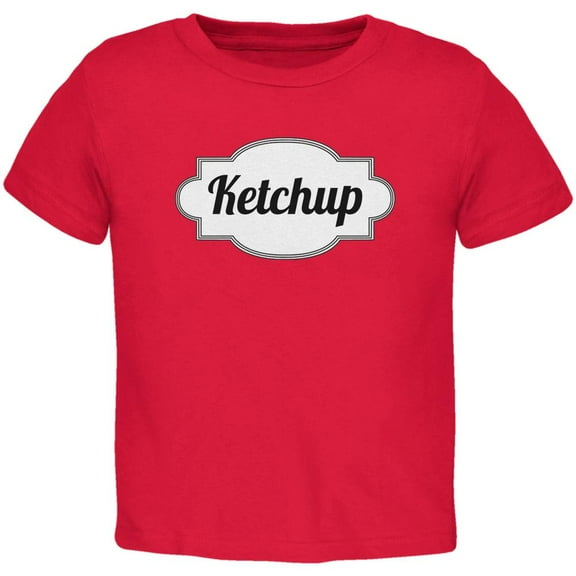 Halloween Ketchup Costume Red Toddler T-Shirt - 2T