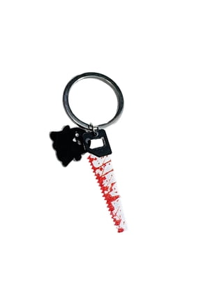 Halloween Keychains Bloody Knife Ghost Horror Pendant Mini Hanging Ornament for Party Decor and Accessories Stylish Halloween Costume Add-ons