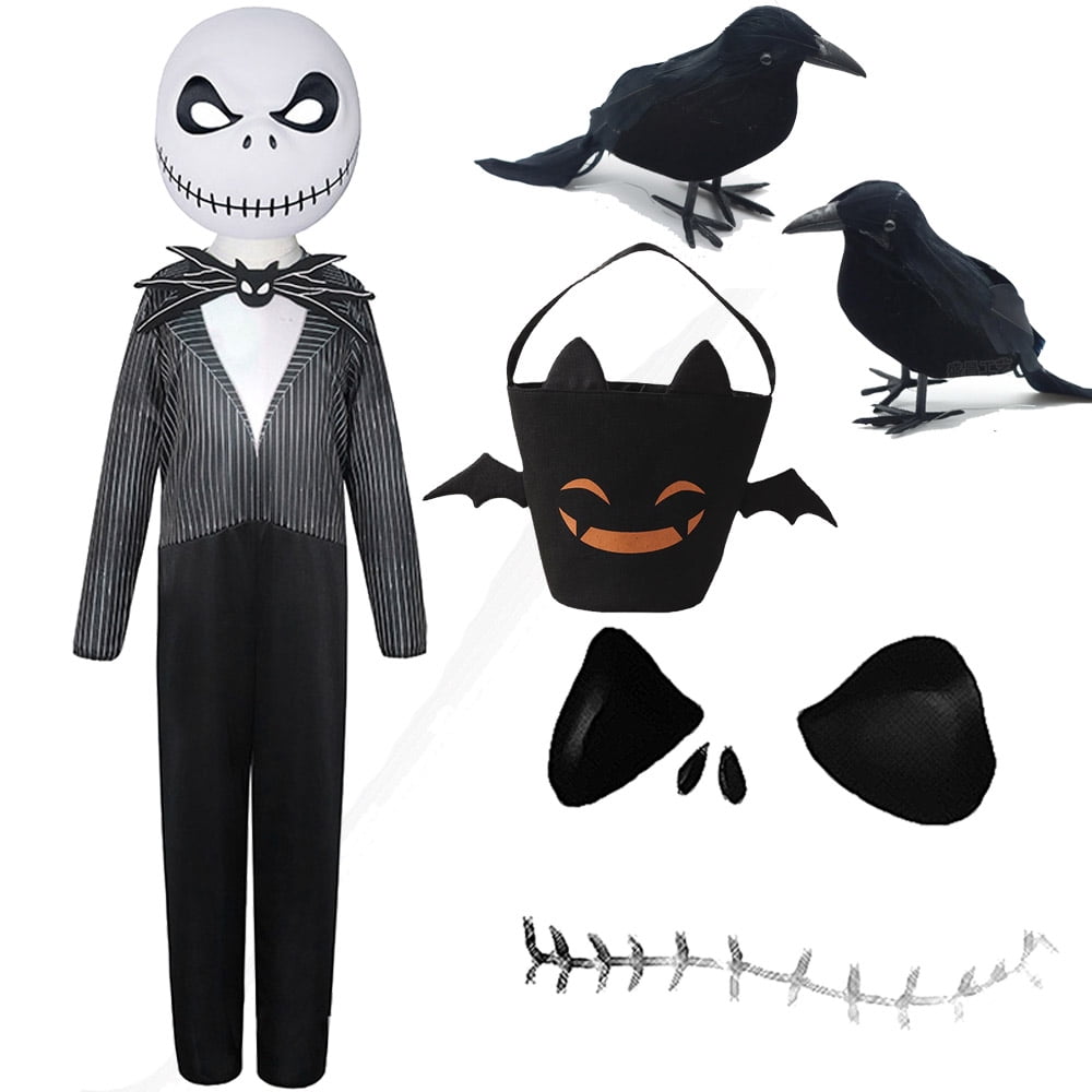 Halloween Kids Jack Skellington The Nightmare Before Christmas Costume