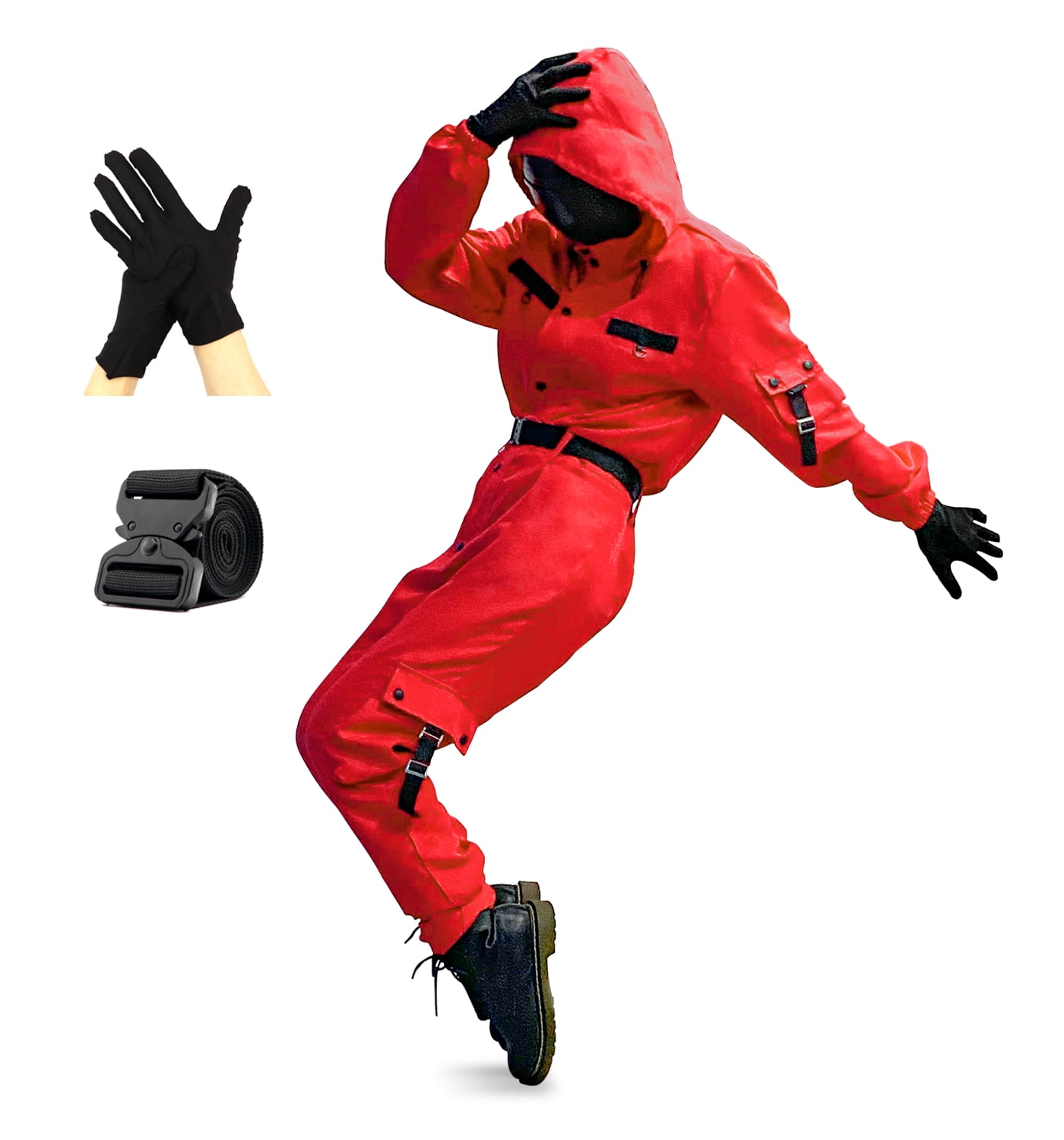 Halloween Kids Squid Costume Jumpsuit Boys Girls Child Adult