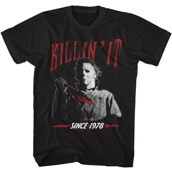 Halloween Killin It Black T-Shirt