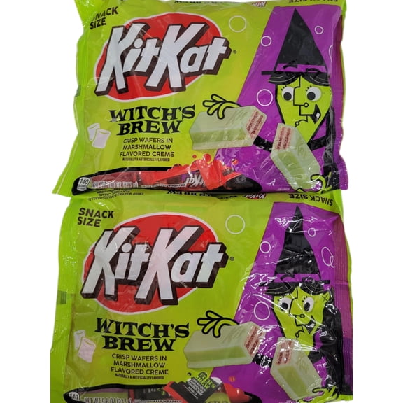 Halloween KitKat Snack Size Witch's Brew 9.8 oz Bag - Pack of 2
