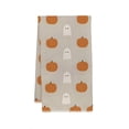 thumbnail image 1 of Halloween Kitchen Dish Towel, Pumpkin Ghost Printed Decorative Cleaning Cloth, Polyester Absorbent Tea Towel, Seasonal Hand Towel for Kitchen Counter Home Fall‑Holiday Decor, 1 of 6