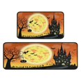 thumbnail image 1 of Halloween Kitchen Mats Sets Of 2 Trick or Treat Kitchen Rugs and Mats for Door Bath Washable Retro Rugs Decorations for Porch Veranda Entryway (17x47in+30x17in), 1 of 7