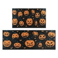 thumbnail image 1 of Halloween Kitchen Rug Set Of 2 Absobent Kitchen Mats for Floor,Horror Orange Pumpkin Spooky Halloween Kitchen Floor Mats for Bathroom,Room Bedroom (47x17+30x17 Inches), 1 of 7