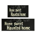 thumbnail image 1 of Halloween Kitchen Rug Set Of 2 Anti Fatigue Kitchen Mats for Floor,Home Sweet Haunted House Castle Halloween Kitchen Rugs and Mats for Bathroom,Room Outdoor (47x17+30x17 Inches), 1 of 7