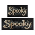 thumbnail image 1 of Halloween Kitchen Rug Set Of 2 Non Skid Kitchen Mats for Floor,Happy Halloween Spooky Trick or Treat (13)Kitchen Rugs and Mats for Bathroom,Room Bedroom (47x17+30x17 Inches), 1 of 7