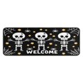 thumbnail image 1 of Halloween Kitchen Rug Sets 2 Piece Pumpkin Witch Bat Spider Kitchen Rugs and Mats Anti Fatigue Kitchen Floor Matfor Cook Home Decor (47x17+30x17 Inches), 1 of 1