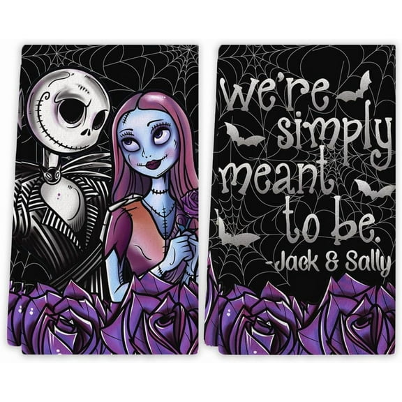 Halloween Kitchen Towels Dish Towels Gothic Decor Day of The Dead Halloween Decorations for Home Party