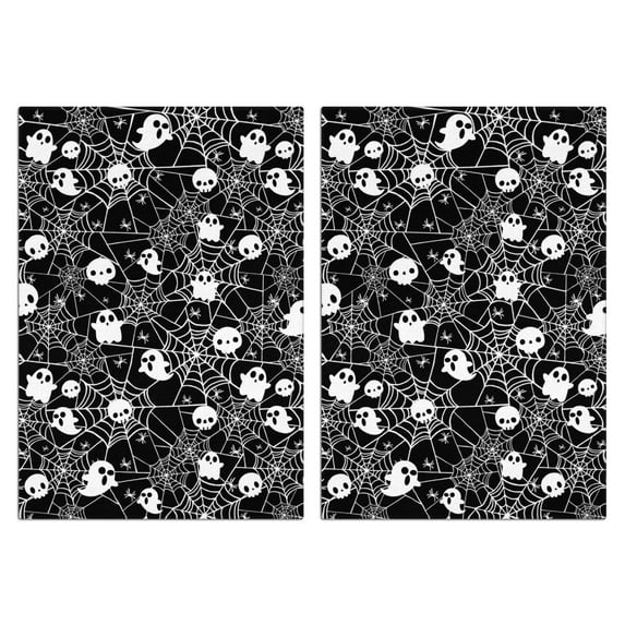 Halloween Kitchen Towels Set Of 2 - 18x26 Inch Ultra Absorbent Dish Towels, Soft Drying Hand Towels for Cooking, Baking & Decor, Spring/Summer Home Aesthetic.
