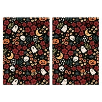 Halloween Kitchen Towels Set Of 2 - 18x26 Inch Ultra Absorbent Dish Towels, Soft Drying Hand Towels for Cooking, Baking & Decor, Spring/Summer Home Aesthetic.
