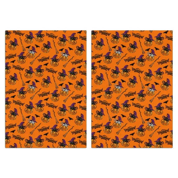 Halloween Kitchen Towels Set Of 2 - 18x26 Inch Ultra Absorbent Dish Towels, Soft Drying Hand Towels for Cooking, Baking & Decor, Spring/Summer Home Aesthetic.