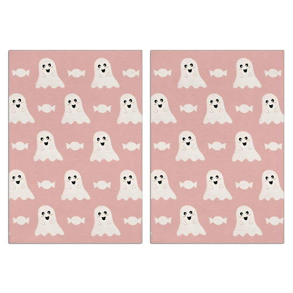 Halloween Kitchen Towels Set Of 2 - 18x26 Inch Ultra Absorbent Dish Towels, Soft Drying Hand Towels for Cooking, Baking & Decor, Spring/Summer Home Aesthetic.