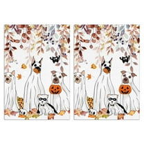 Halloween Kitchen Towels Set Of 2 - 18x26 Inch Ultra Absorbent Dish Towels, Soft Drying Hand Towels for Cooking, Baking & Decor, Spring/Summer Home Aesthetic.