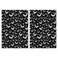 thumbnail image 1 of Halloween Kitchen Towels Set of 2 - 18x26 Inch Ghost, Pumpkin, Bat & Cat Design Dish Towels for Seasonal Decor, 1 of 3