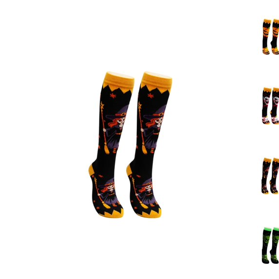 Halloween Knee High Costume Socks Stretch Long Dress Socks Halloween Party Outfit Decorative Stockings C