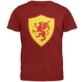 thumbnail image 1 of Halloween Knight Shield Costume Griffin Mens T Shirt Cardinal Red SM, 1 of 1