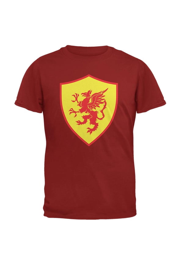 Halloween Knight Shield Costume Griffin Mens T Shirt