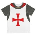 thumbnail image 1 of Halloween Knights Templar Armor Costume All Over Toddler T Shirt, 1 of 2