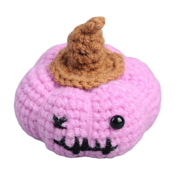 Halloween Knit Plush Toy, Handmade Weird Stuffed Animal for Party Decoration and Gift, Style A