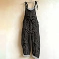 thumbnail image 1 of Halloween Knit Skeleton Print Overalls for Halloween Party Dress Up Clothes Themed Party Role Play Pretend Play Outfit, 1 of 4